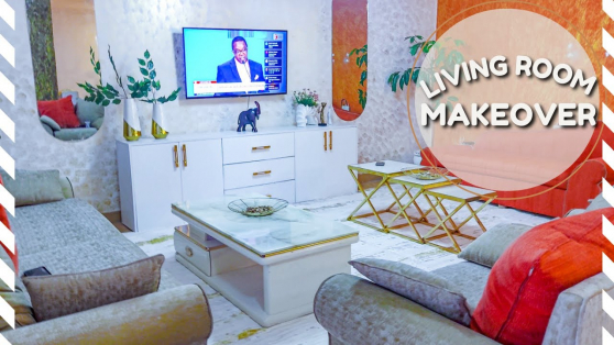 LIVING ROOM MAKEOVER || GLAM LIVING ROOM || LIVING ROOM TOUR KENYA