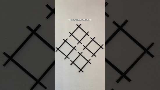 Diy Easy Wall Decor 🤍 || Aesthetic Room Decor Idea #shorts #diy #decor #art #craft #viralvideo Featured Image 