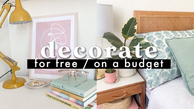 Decorate your house for FREE / on a tight budget ✨ Budget Decorating Ideas Featured Image
