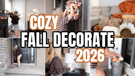 🍂 FALL DECORATE WITH ME 2026 | COZY FALL HOME DECORATING IDEAS & NEW DECOR Featured Image
