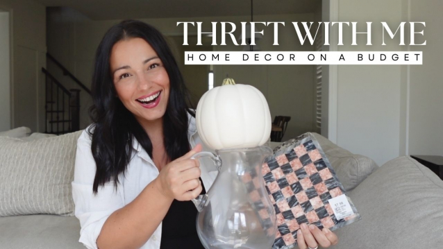 THRIFT WITH ME | home decor on a budget & thrift haul Featured Image