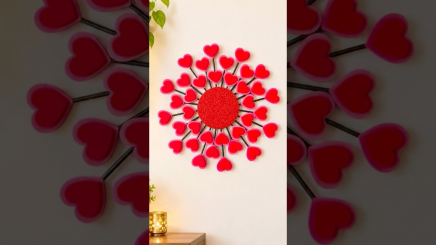 DIY wall hanging♥️ /home decor ideas/ #shorts #viral #trending #love #art #homedecor #craftideas Featured Image