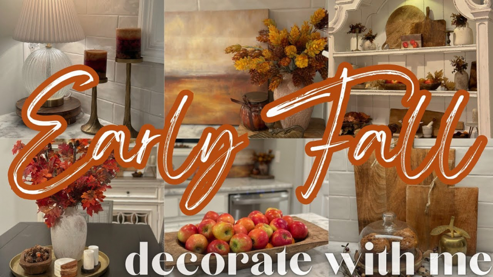 🍁2023 EARLY FALL DECORATE WITH ME COZY FALL DECOR IDEAS EARLY FALL