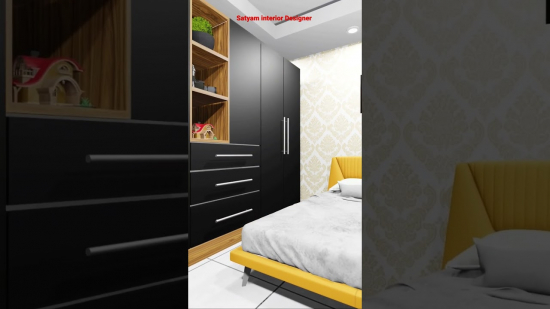 Bedroom With Wardrobe Design ideas || #wardrobe #cupboarddesign Featured Image 
