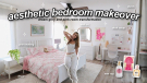 DREAM ROOM MAKEOVER & TOUR ☆ transforming my entire bedroom, decorating & cleaning Featured Image 