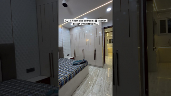 12/14 Room size bedrooms || interior design with beautiful... #bedroomdesign  #sortvideo #youtubesh Featured Image 