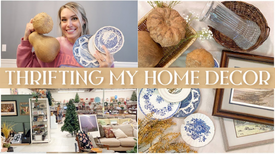 THRIFT WITH ME FOR HOME DECOR GOODWILL THRIFTED HOME DECOR HAUL