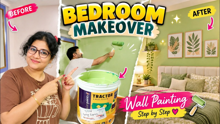Bedroom Makeover on a Budget 😍 | Painting My Bedroom Wall + Amazing Transformation Featured Image