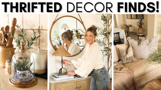 THRIFTING HIGH-END HOME DECOR || STYLING THRIFTED DECOR || HOME DECORATING IDEAS ON A BUDGET Featured Image 