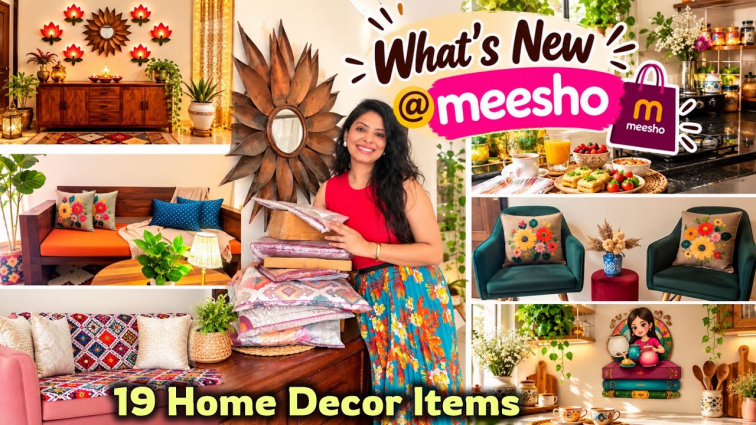 Add Richness In your Home🏡🌸with Gorgeous Home Decor Ideas 🪔Festive & Aesthetic Ideas with *MEESHO* Featured Image