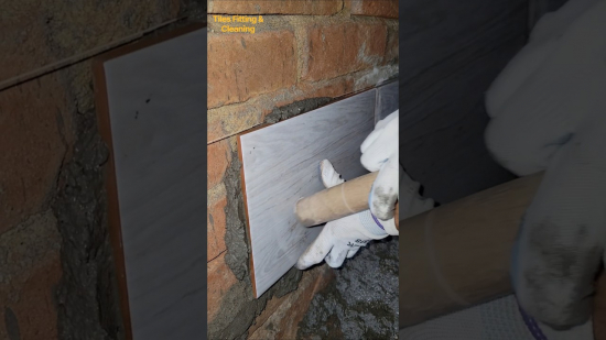 How to install tiles on the lower section of the bathroom wall#walltiles #tilesfitting #bathroomtile Featured Image 