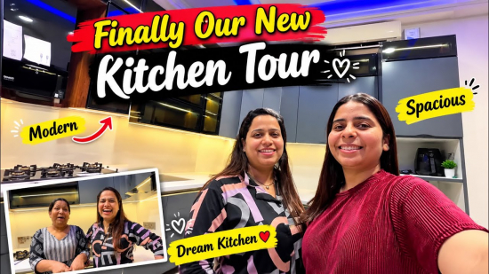 Kitchen Tour | Finally Kitchen ready ho gyi 🫠 | Sakshi Lehri Vlogs Featured Image 
