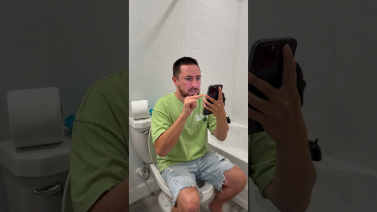 Caught SNEAKING His Phone In The Bathroom?! 🚽😂🔦 Featured Image