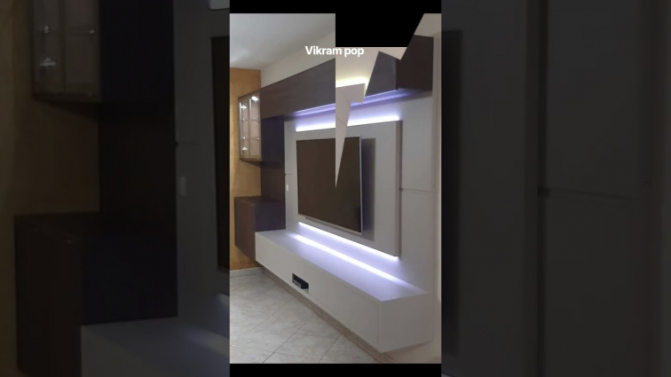 modular tv unit design #latest tv cabinet design #living room wall tv unit design #tv #unit #shorts Featured Image