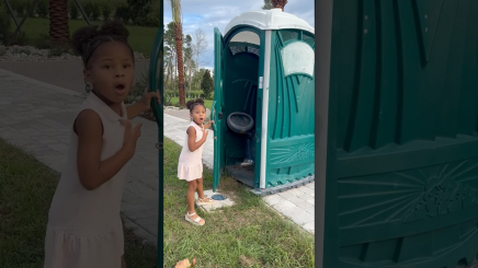 Dad catches daughter going into a random bathroom and this happens next… #shorts Featured Image