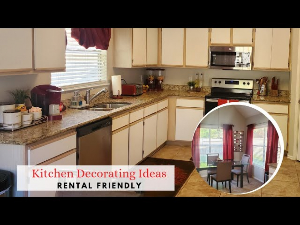 KITCHEN EDITION Rental Friendly Decorating Ideas KITCHEN DECORATING ON