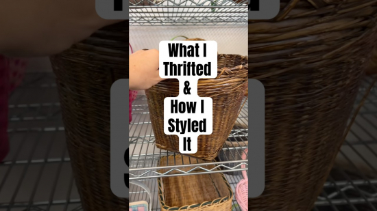 Transforming thrifted finds into… home decor | thrifted vs styled | DIY | thrift finds | Upcycling Featured Image 