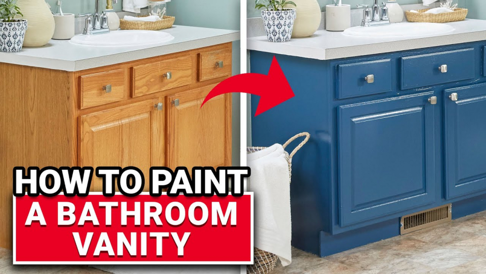 How To Paint A Bathroom Vanity Ace Hardware Cozy Comfy Couch